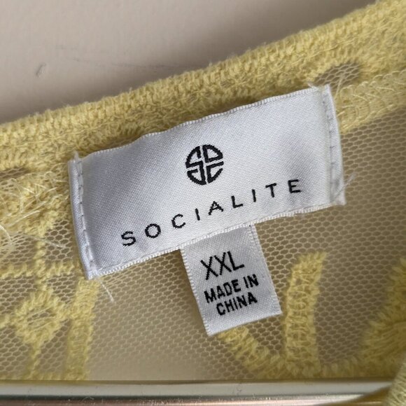 Socialite Lace Minidress in Butter Yellow - Picture 9 of 10